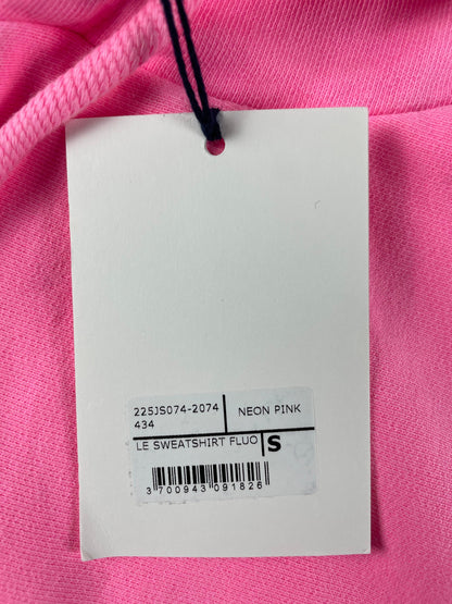 Jacquemus - Pull à capuche rose taille S neuf avec étiquette