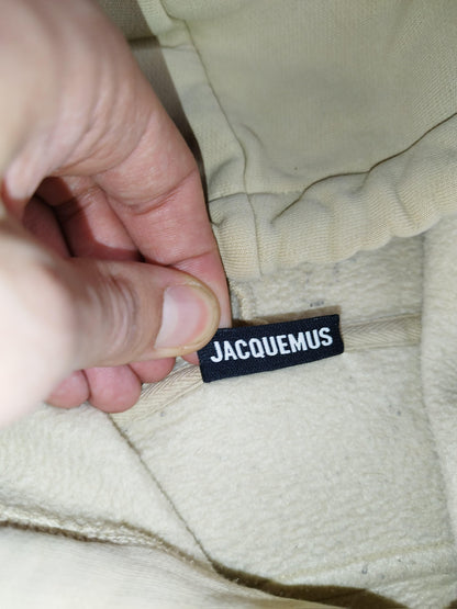 Jacquemus - Sudadera con capucha color crema talla S