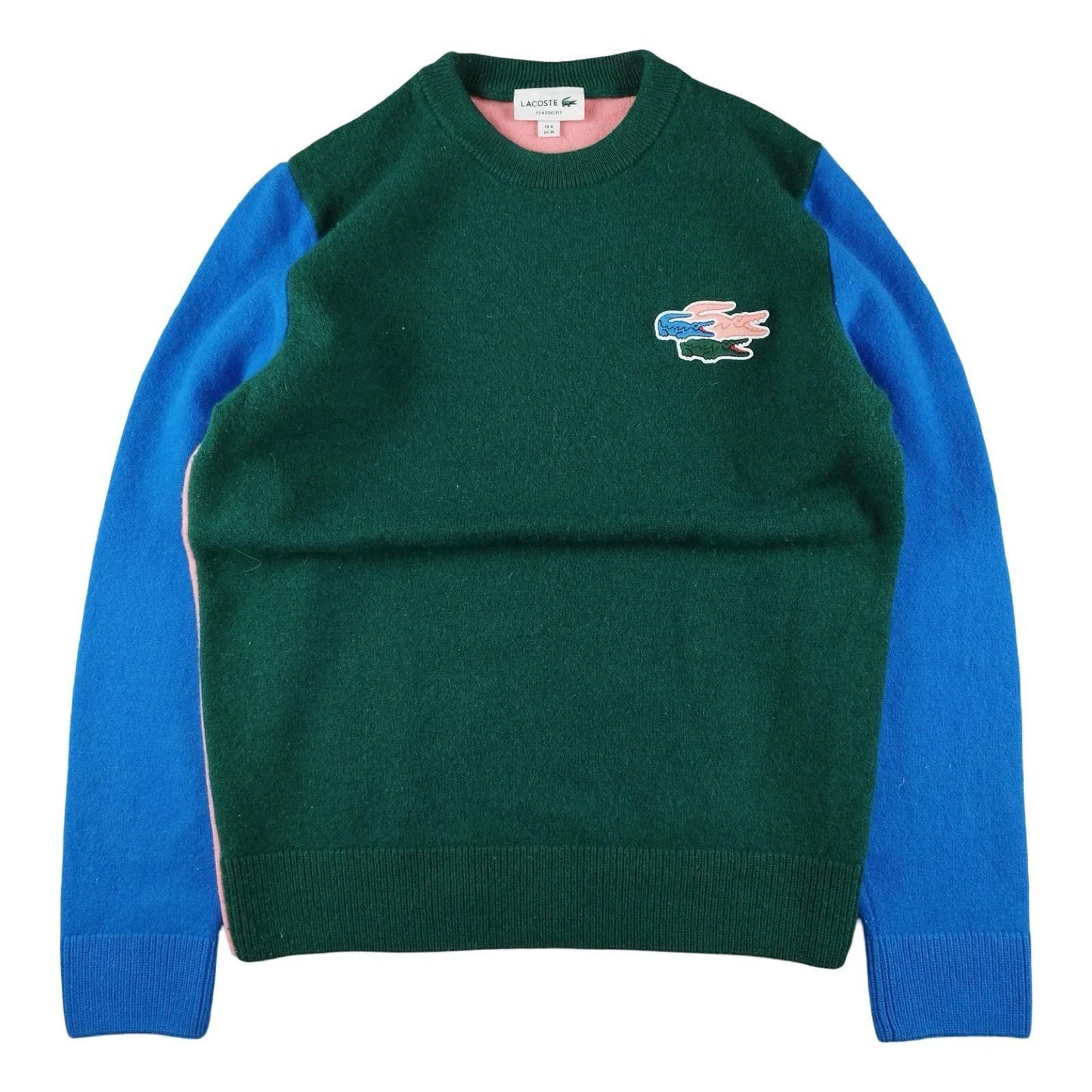 Lacoste - Pull en laine multicolore taille S - Le Saptuaire