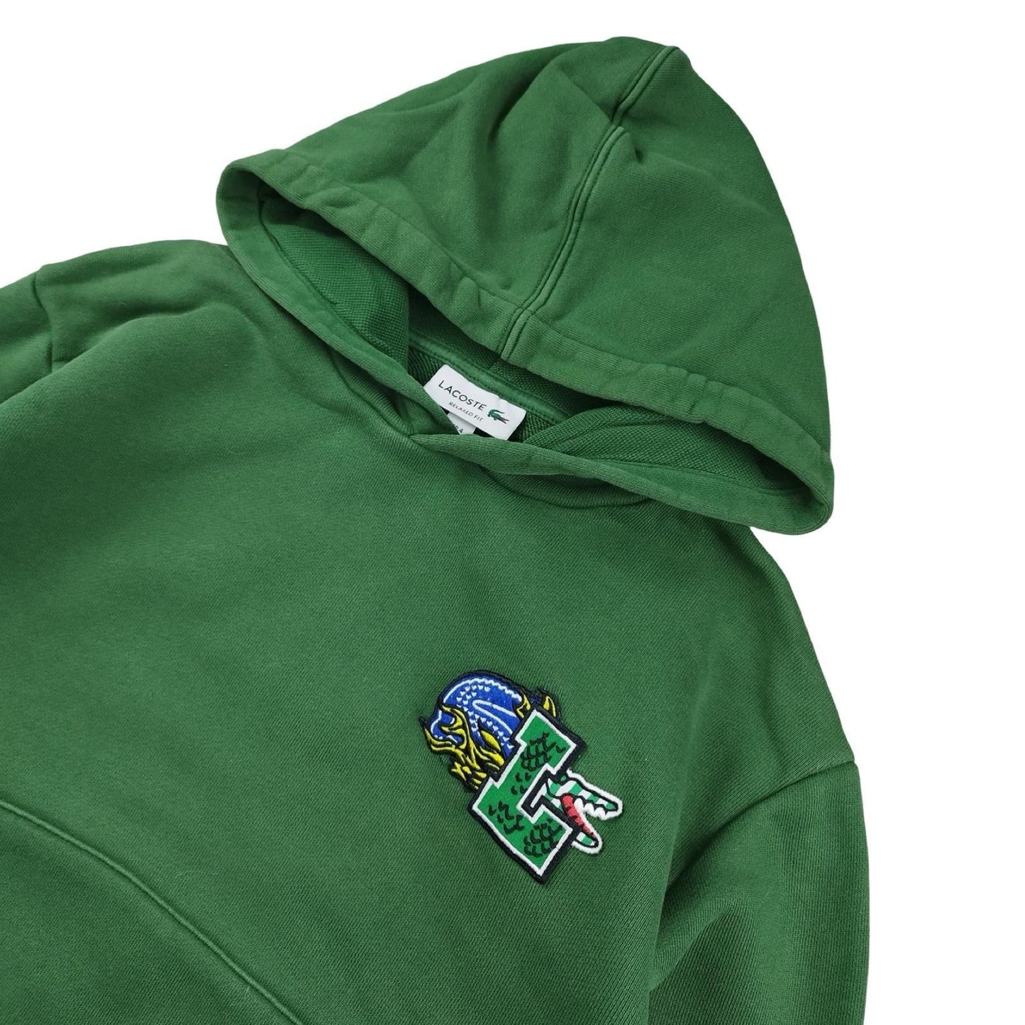 Lacoste - Pull à capuche vert taille M - Le Saptuaire