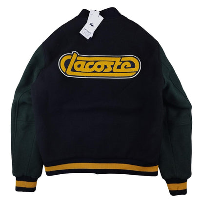 Lacoste - Navy Blue Wool Varsity Jacket Size M