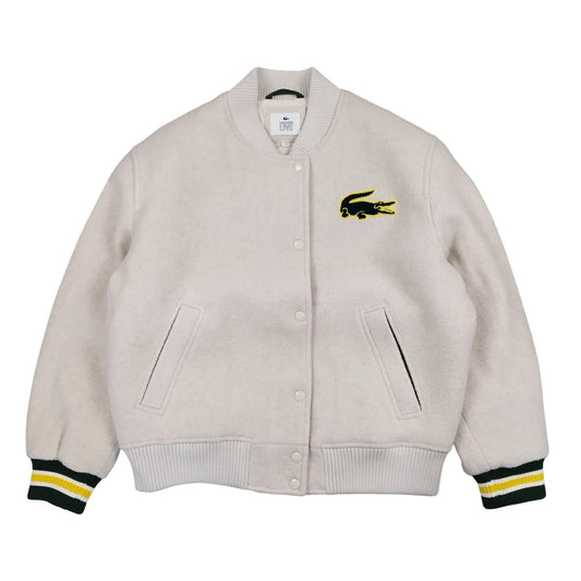 Lacoste - Varsity Jacket crème taille S - Le Saptuaire