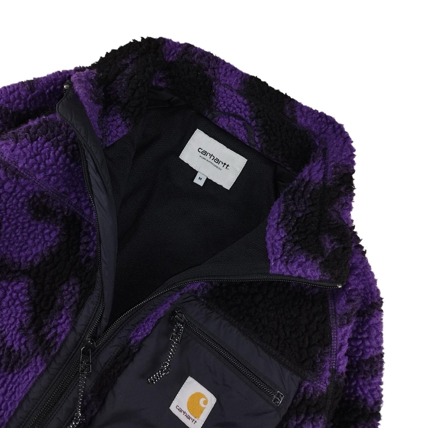 Carhartt - Polaire zippée violet et noire taille M - Le Saptuaire