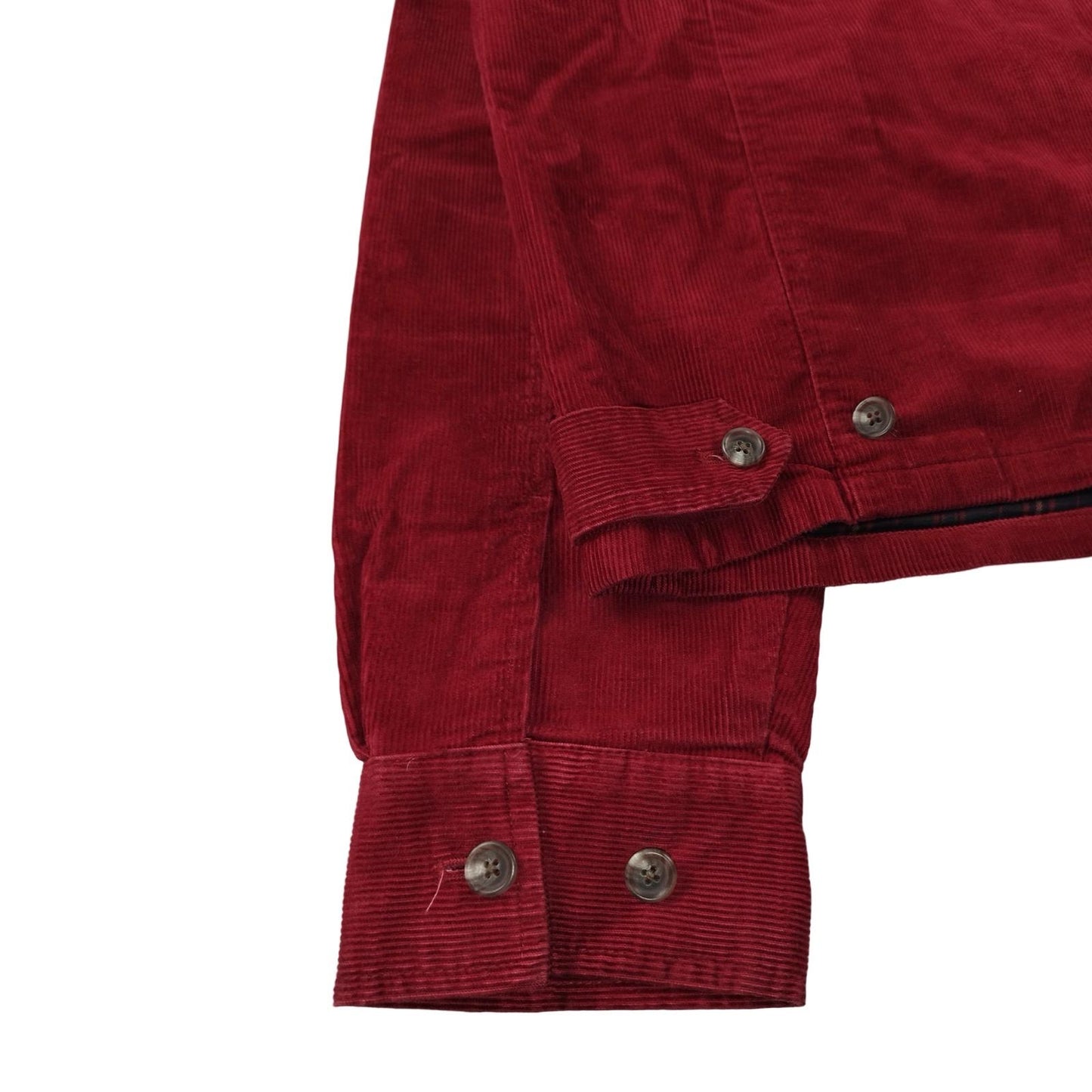 Ralph Lauren Harrington - Veste en velours côtelé rouge taille M - Le Saptuaire