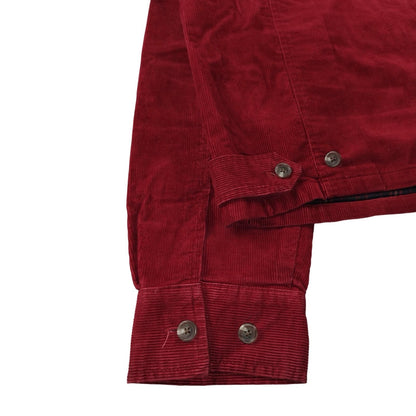 Ralph Lauren Harrington - Veste en velours côtelé rouge taille M - Le Saptuaire