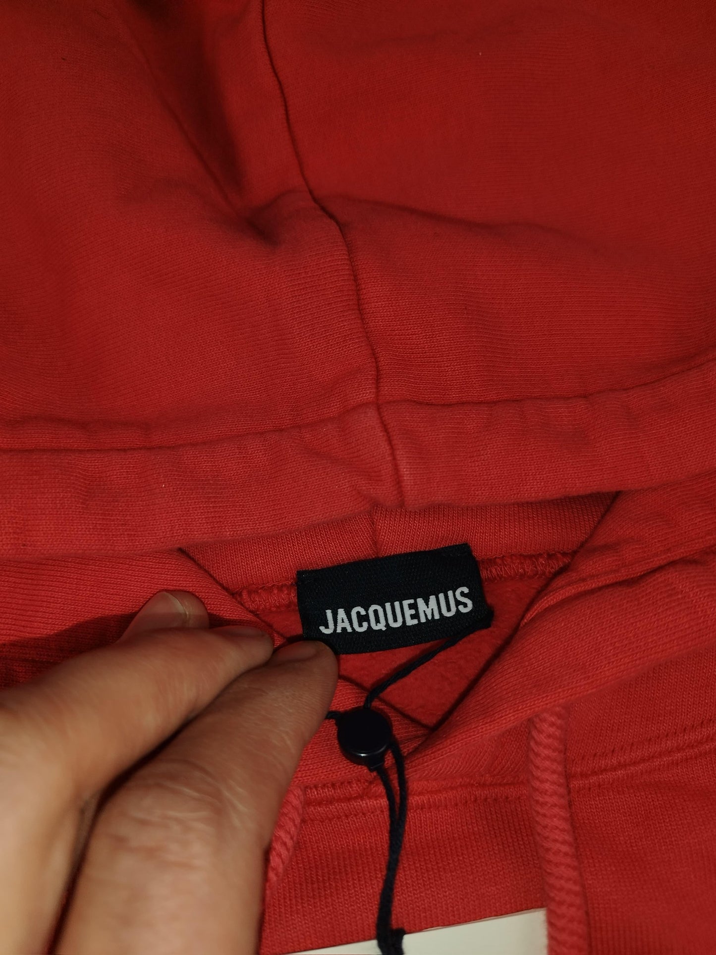 Jacquemus - Jersey rojo con capucha talla S