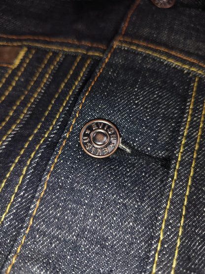 Veste en jeans brodé taille L - Le Saptuaire