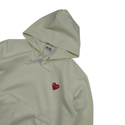 Comme des Garçons - Pull à capuche jaune pastel taille L - Le Saptuaire