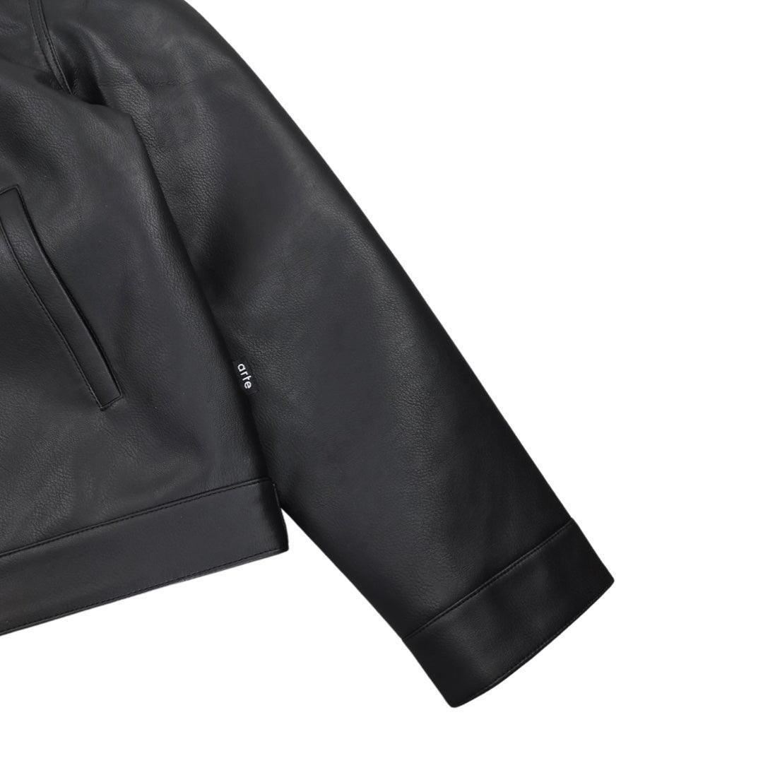 Veste en similicuir noire taille L - Le Saptuaire