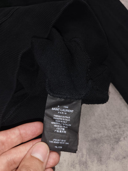 Saint Laurent - Pull à capuche noir taille M - Le Saptuaire