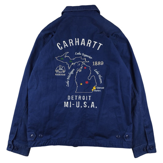 Carhartt Lakes Jacket - Veste bleue taille taille M - Le Saptuaire