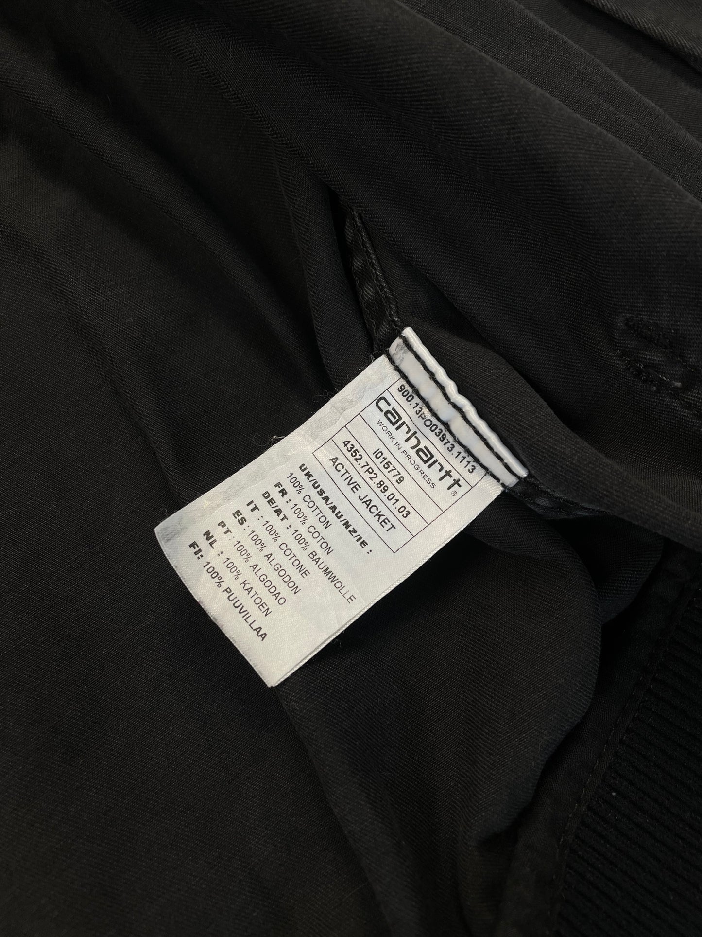 Active Jacket noir délavé taille M - Le Saptuaire