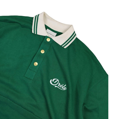 Drôle de Monsieur - Polo vert taille S oversized - Le Saptuaire