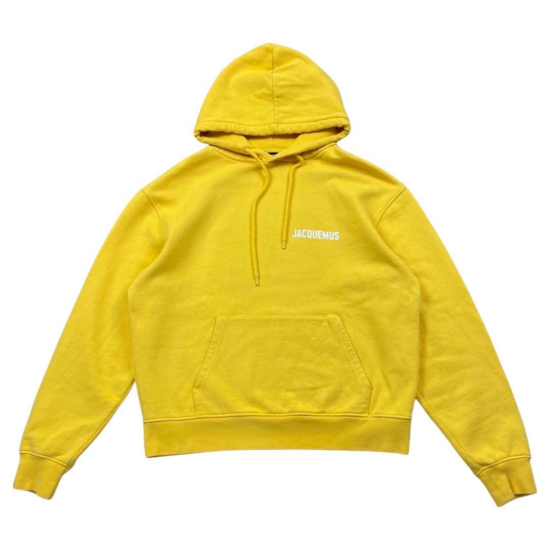 Pull à capuche jaune taille M - Le Saptuaire