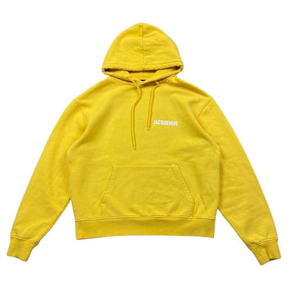 Pull à capuche jaune taille M - Le Saptuaire