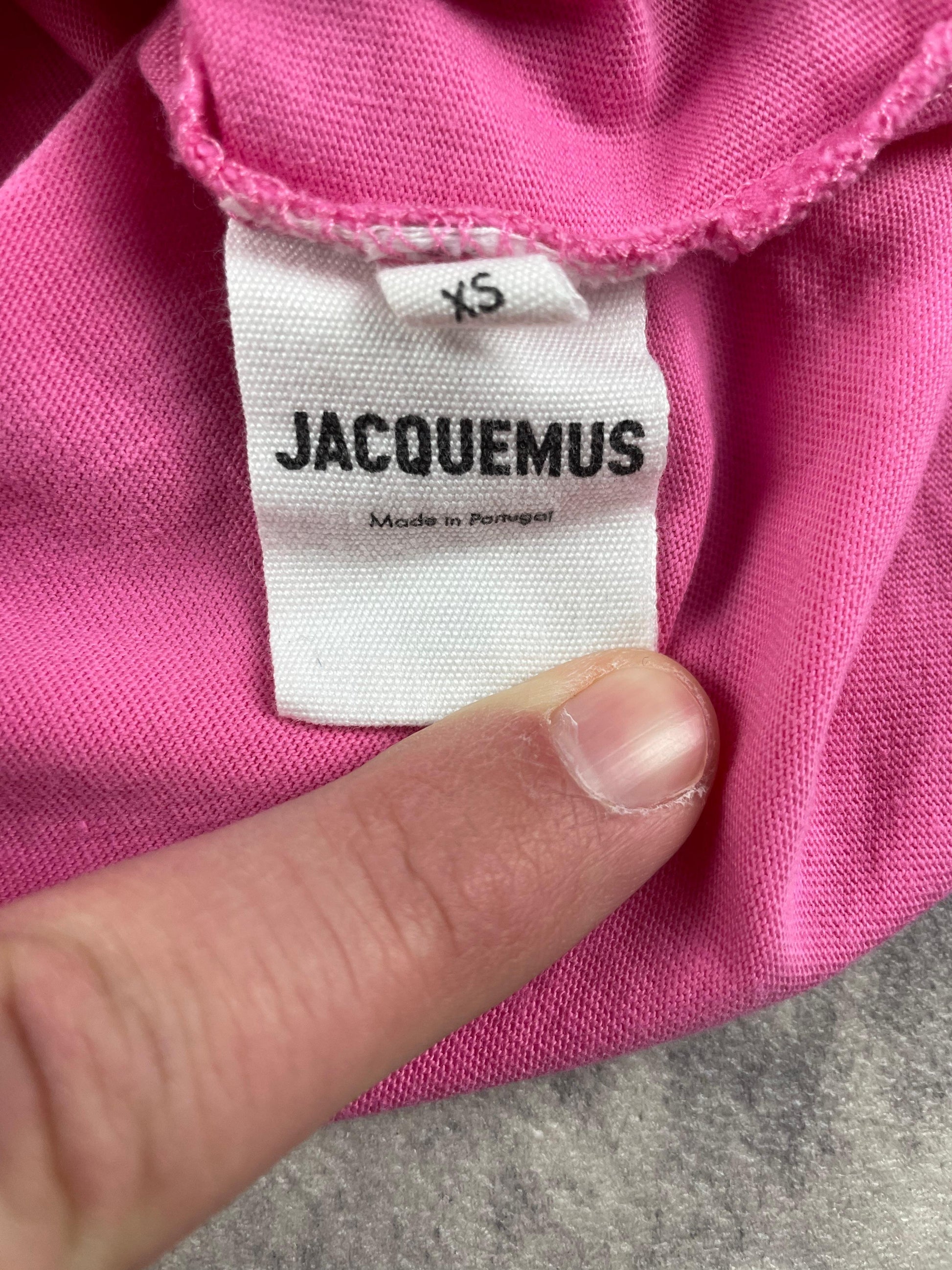 Jacquemus - T-shirt rose fuchsia taille XS - Le Saptuaire