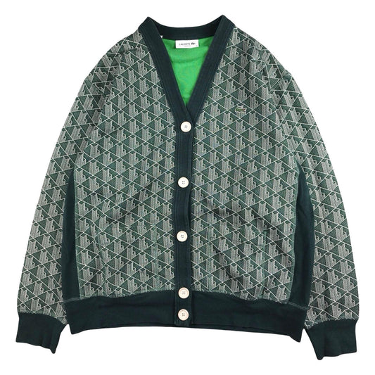 Lacoste - Cardigan boutonnée vert taille M - Le Saptuaire