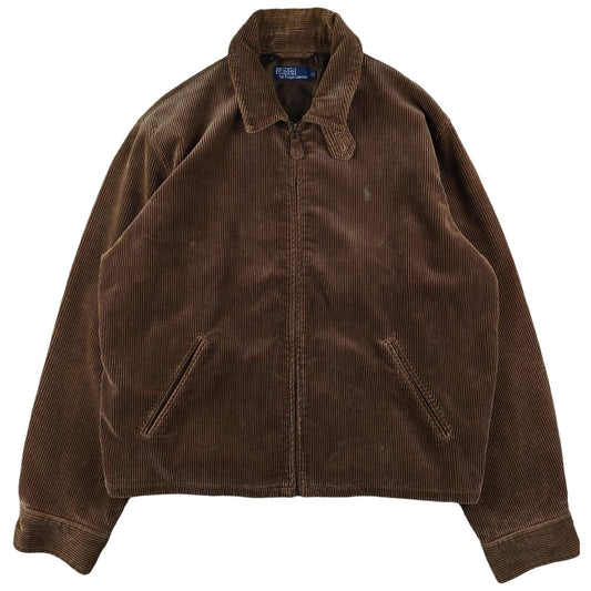 Ralph Lauren Harrington - Veste en velours côtelé marron taille XL