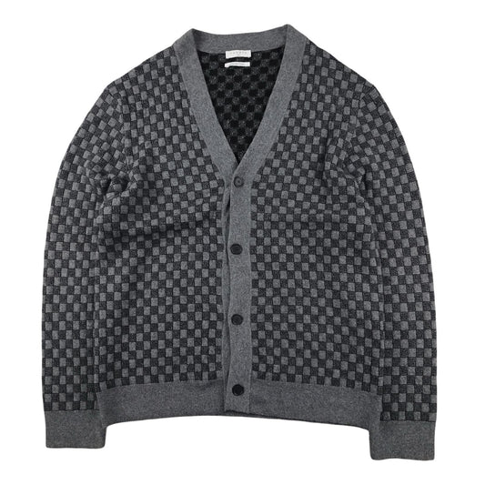 Sandro - Cardigan monogramme gris foncé taille S - Le Saptuaire