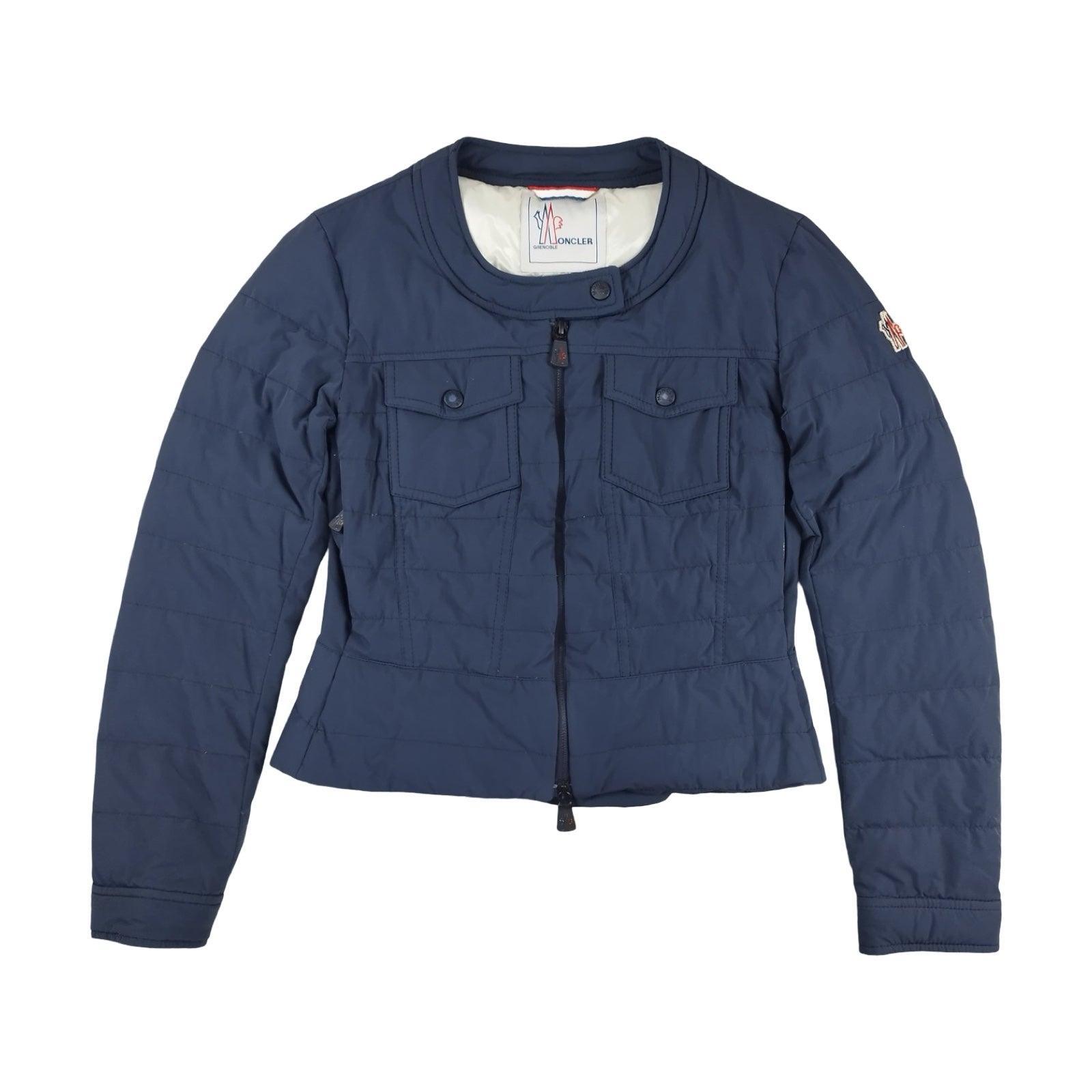 Moncler - Doudoune coupe courte marine taille XS - Le Saptuaire