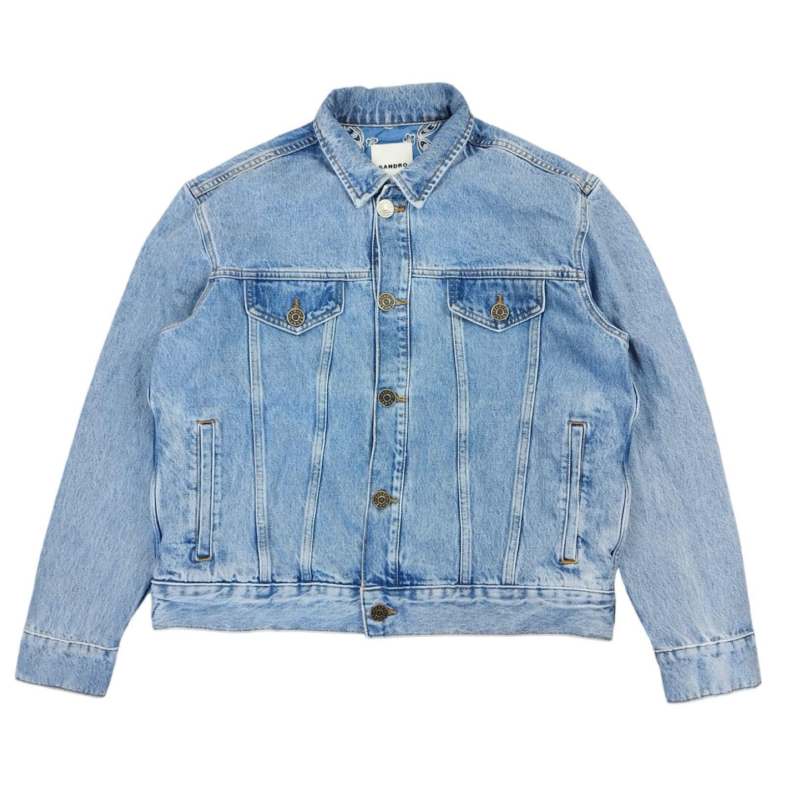 Sandro - Veste en jean bleue taille L - Le Saptuaire