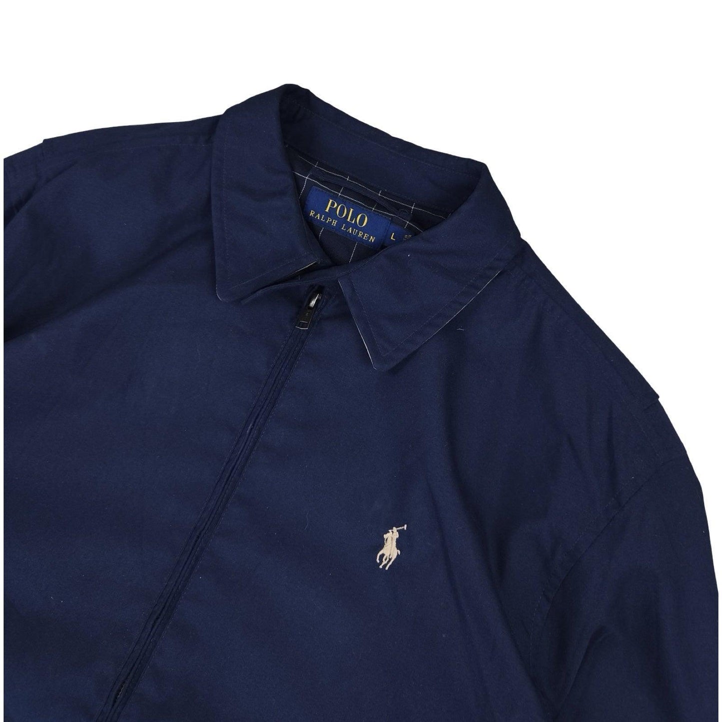 Ralph Lauren - Veste Harrington bleu marine taille L - Le Saptuaire