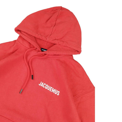 Jacquemus - Pull à capuche rouge taille M - Le Saptuaire