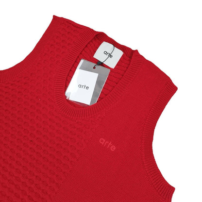 Arte - Gilet sans manches rouge taille M - Le Saptuaire