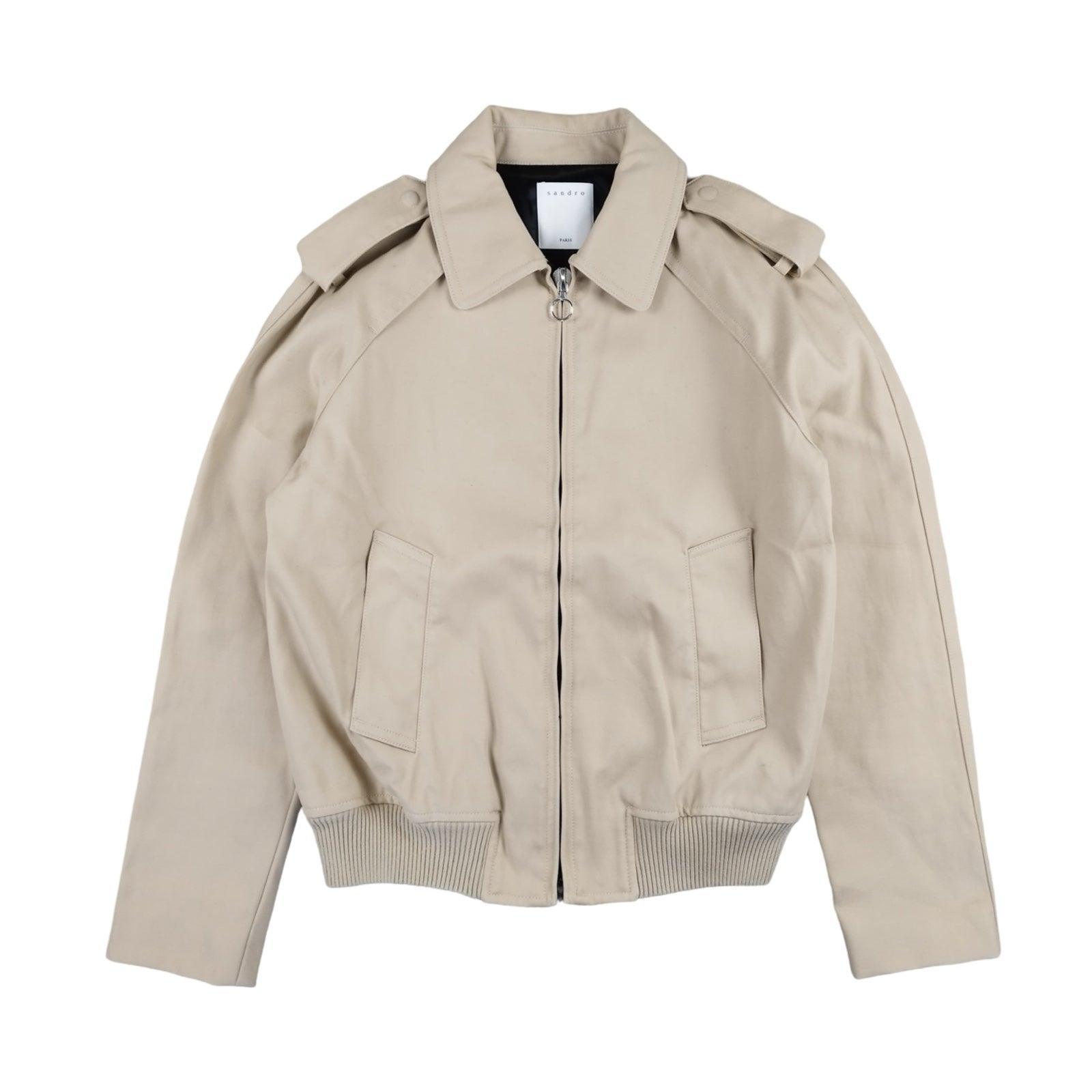 Sandro - Veste beige taille M - Le Saptuaire