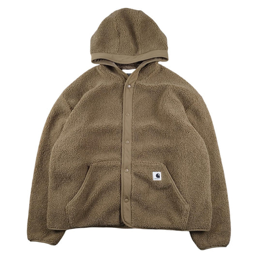 Carhartt - Veste polaire boutonnée beige taille L - Le Saptuaire