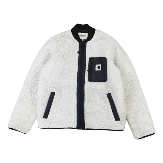 Carhartt - Polaire zippée blanche taille XS