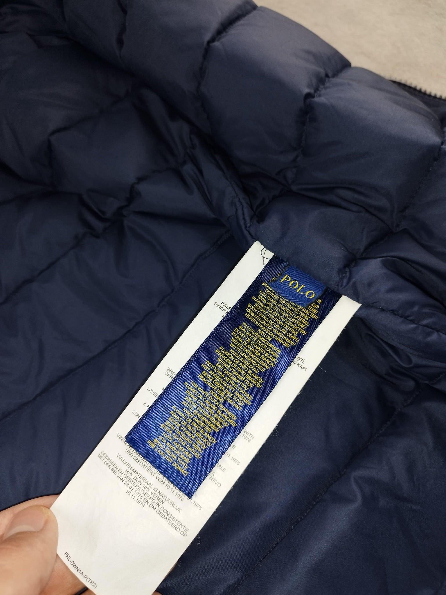 Ralph Lauren - Parka matelassée bleu marine taille M - Le Saptuaire