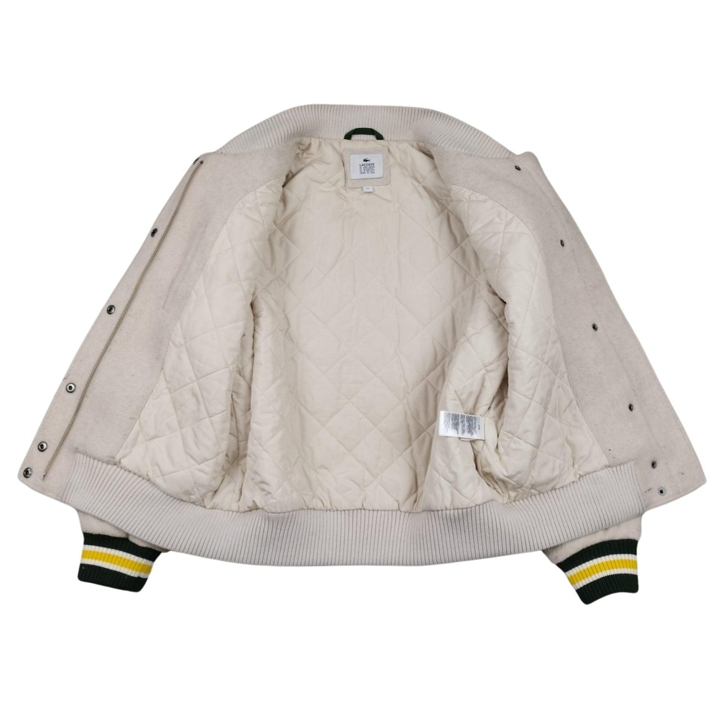 Varsity Jacket crème taille S - Le Saptuaire