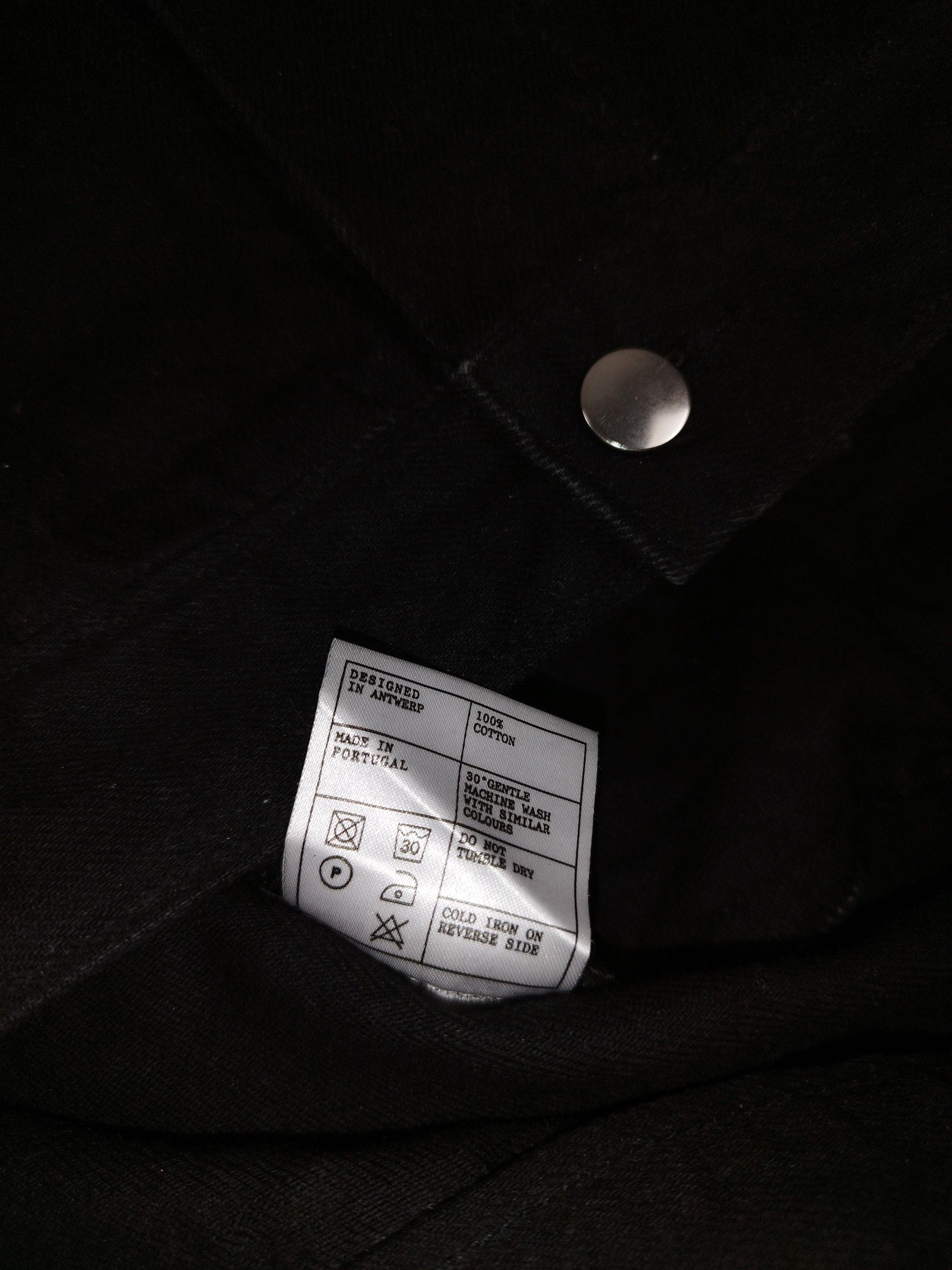 Veste en jean noir taille XL - Le Saptuaire