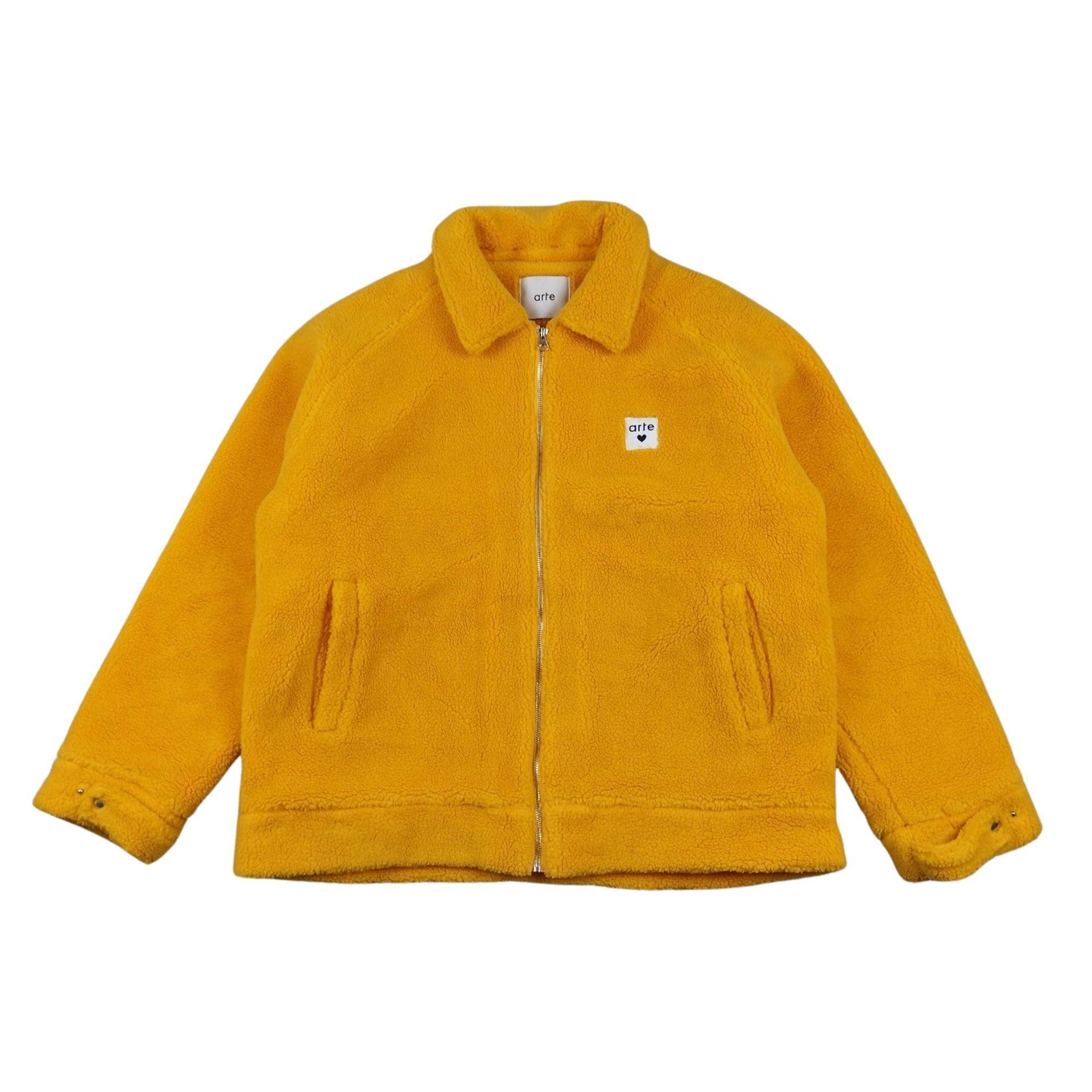 Veste polaire jaune orangé taille XL - Le Saptuaire