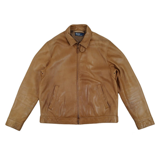 Ralph Lauren - Veste Harrington en cuir taille L - Le Saptuaire