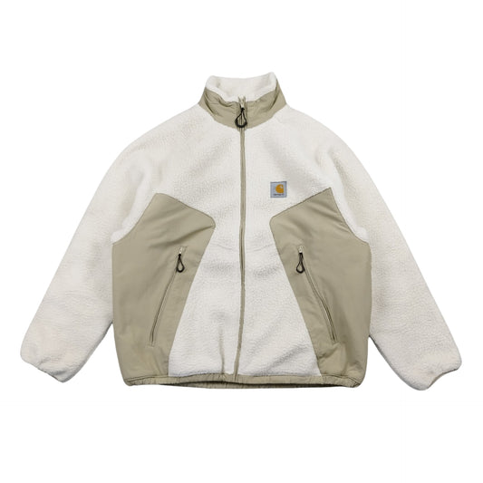 Carhartt - Veste polaire zippé blanc cassé taille S