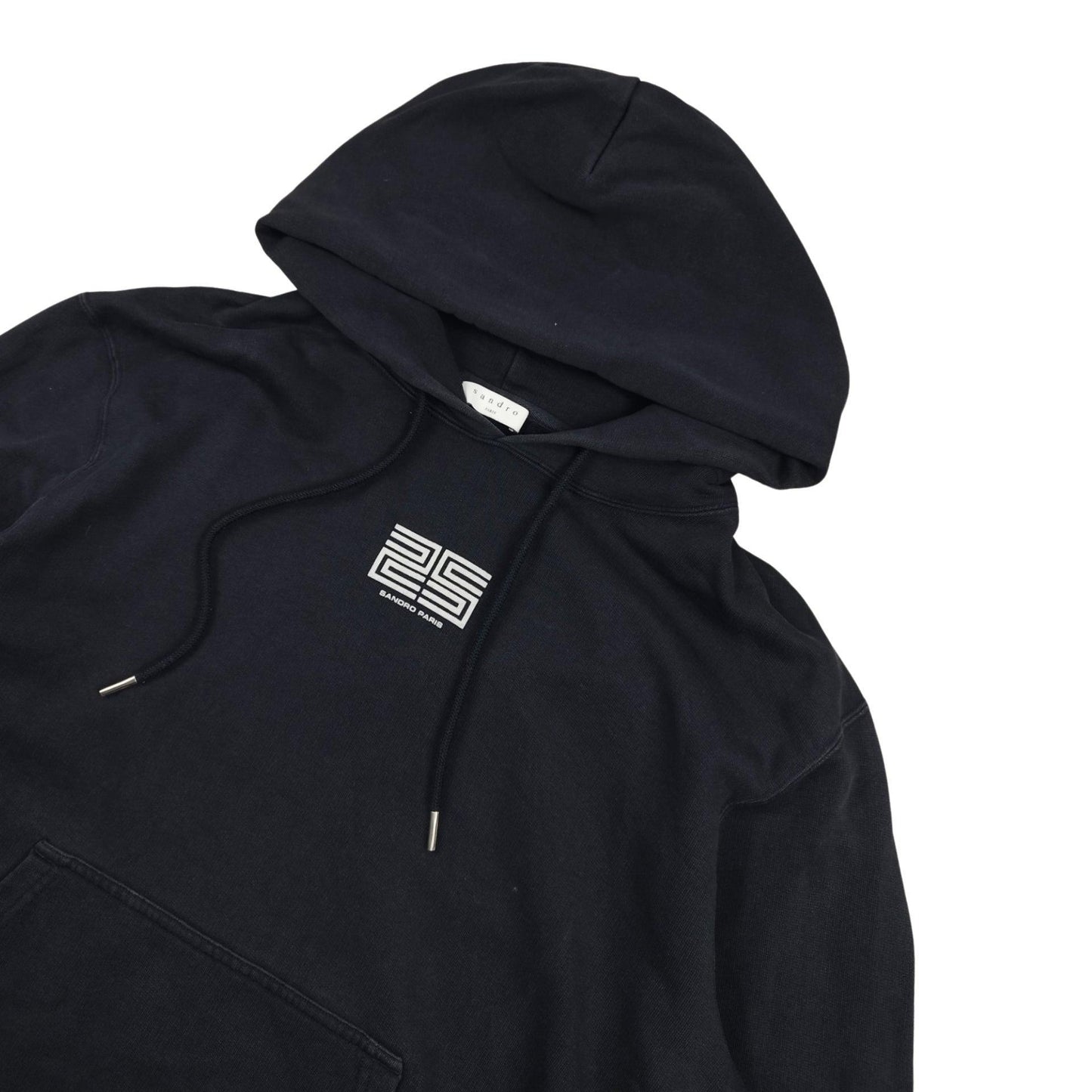 Pull à capuche noir taille XL - Le Saptuaire