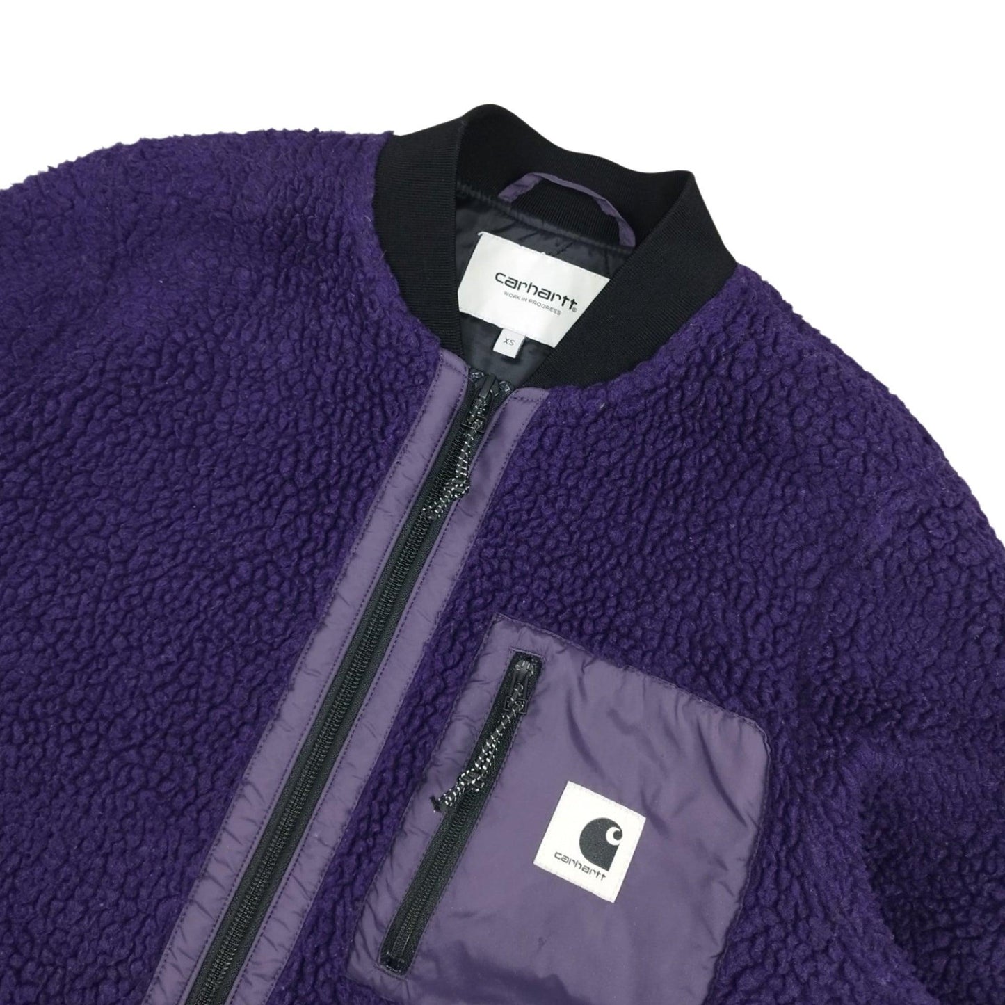 Polaire zippée violet taille XS - Le Saptuaire