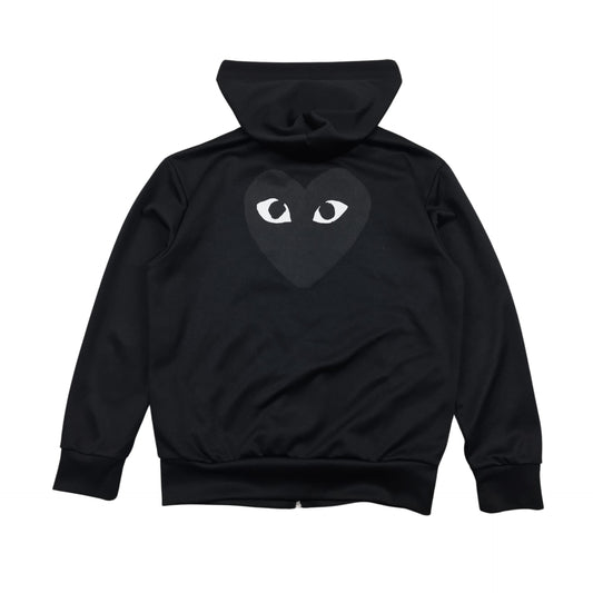 Comme des Garçons - Pull zippé à capuche noir taille M