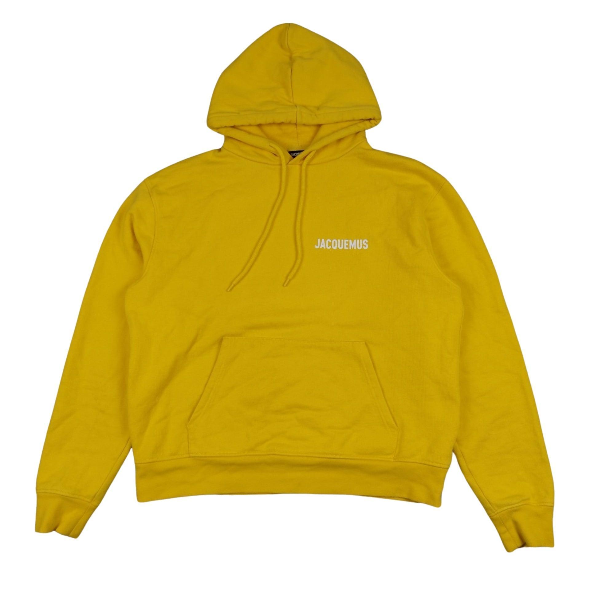 Pull à capuche jaune taille M - Le Saptuaire