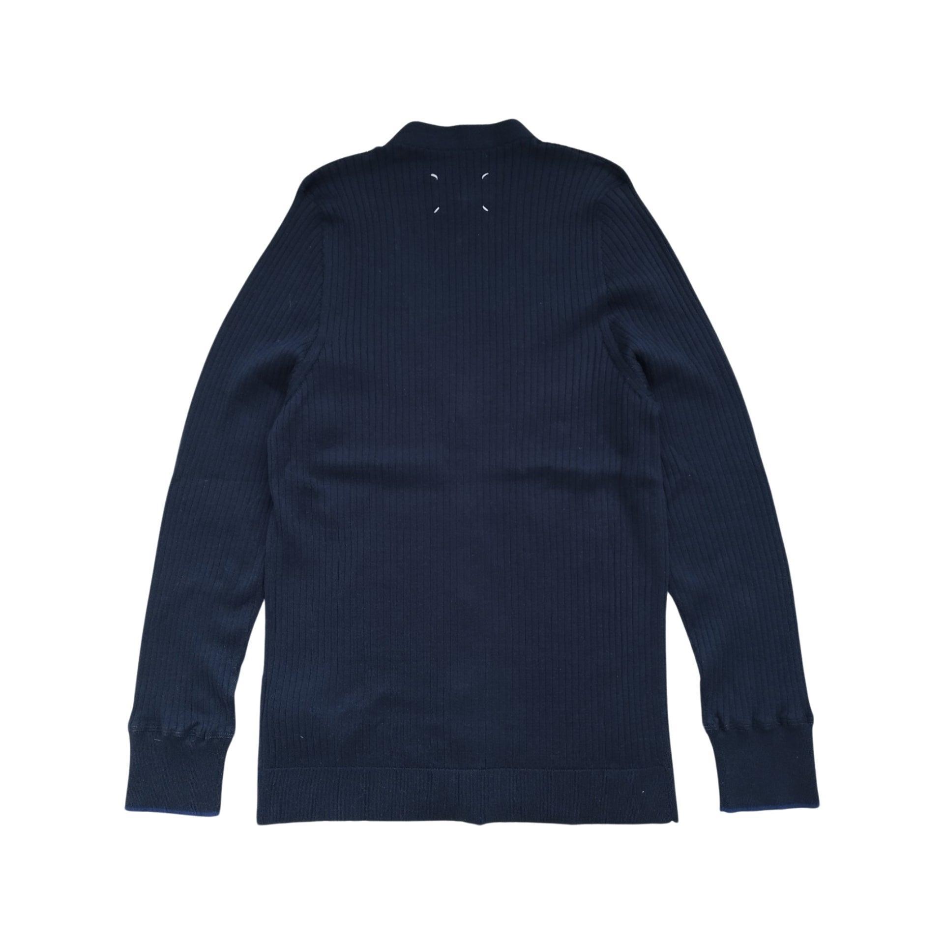 Maison Margiela - Cardigan bleu marine taille M - Le Saptuaire