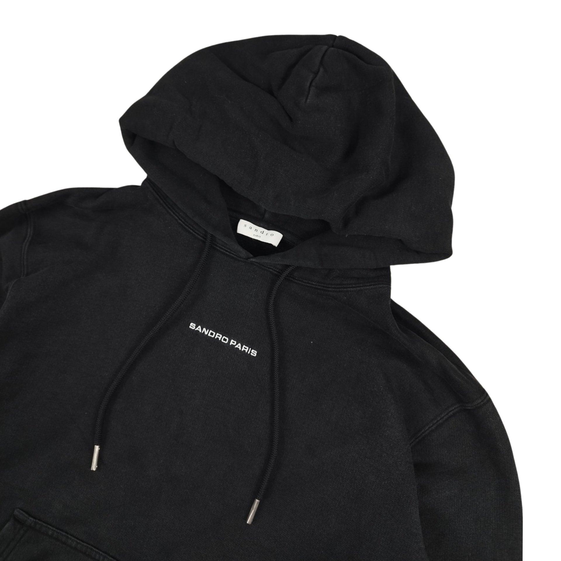 Pull à capuche noir taille S - Le Saptuaire