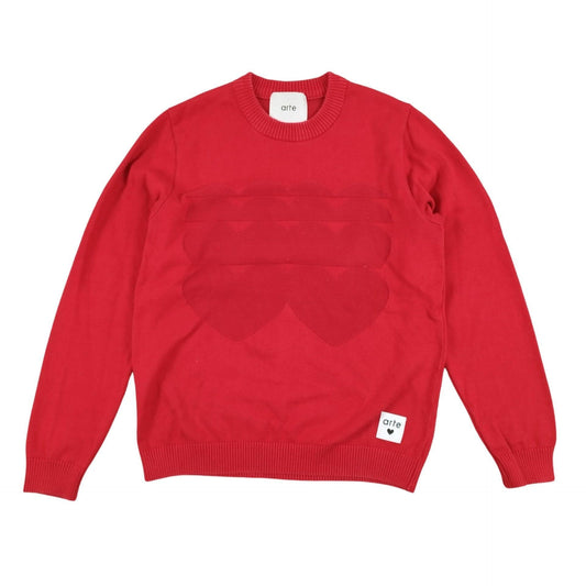 Pull en coton rouge taille M - Le Saptuaire