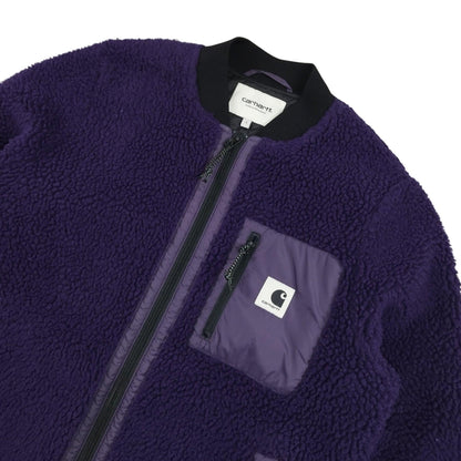 Polaire zippée violet taille XS - Le Saptuaire