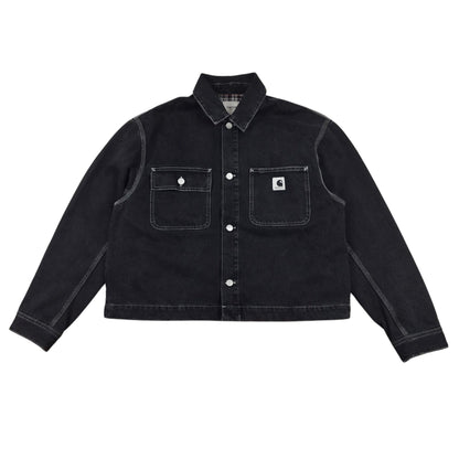 Veste en jean noire taille L - Le Saptuaire