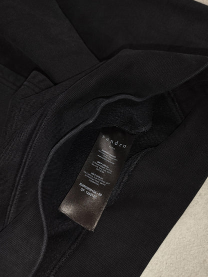 Pull à capuche noir taille S - Le Saptuaire